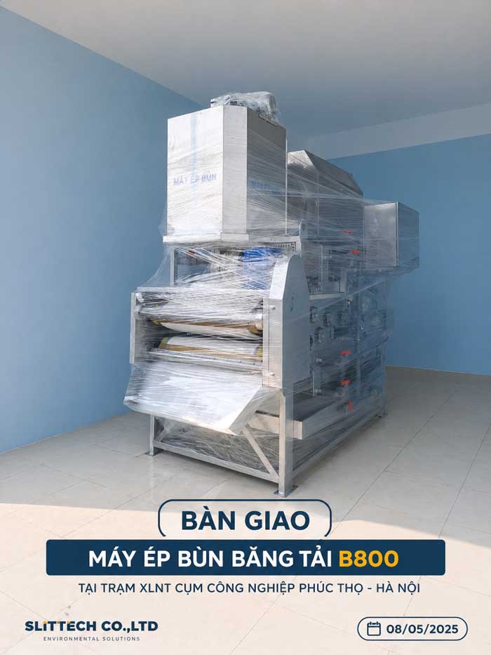 máy ép bùn băng tải